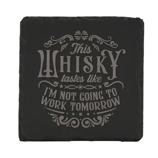 Harvey Makin Legend Slate Coaster - No Work