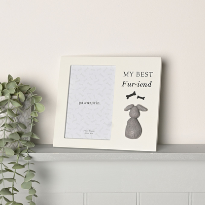 Best of Breed Pebble Style Photo Frame - "My Best Furiend"