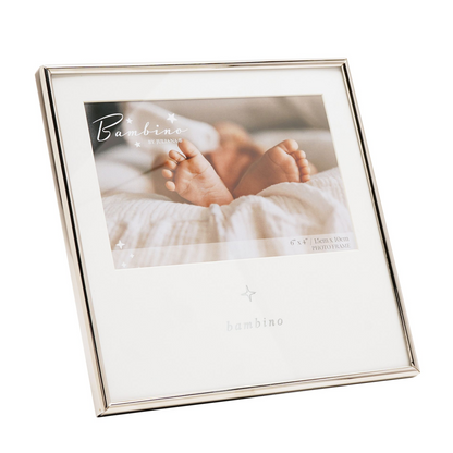 Bambino Silver Frame 6" x 4"  - Bambino