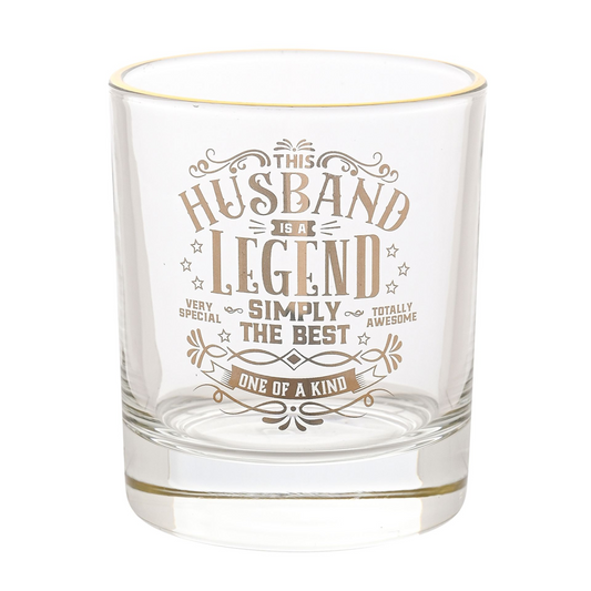 Harvey Makin Legend Tumbler Glass - Husband
