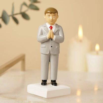 Faith & Hope Figurine - Communion Boy - Brown Hair