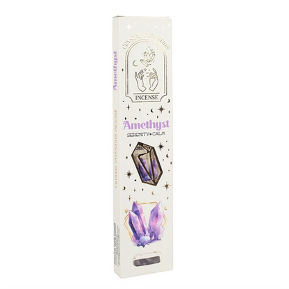 12 Packs of Native Soul Crystal Intentions Incense with Amethyst Chips