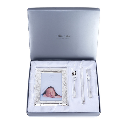 "My Christening Day" Frame with Knife Fork & Spoon Set