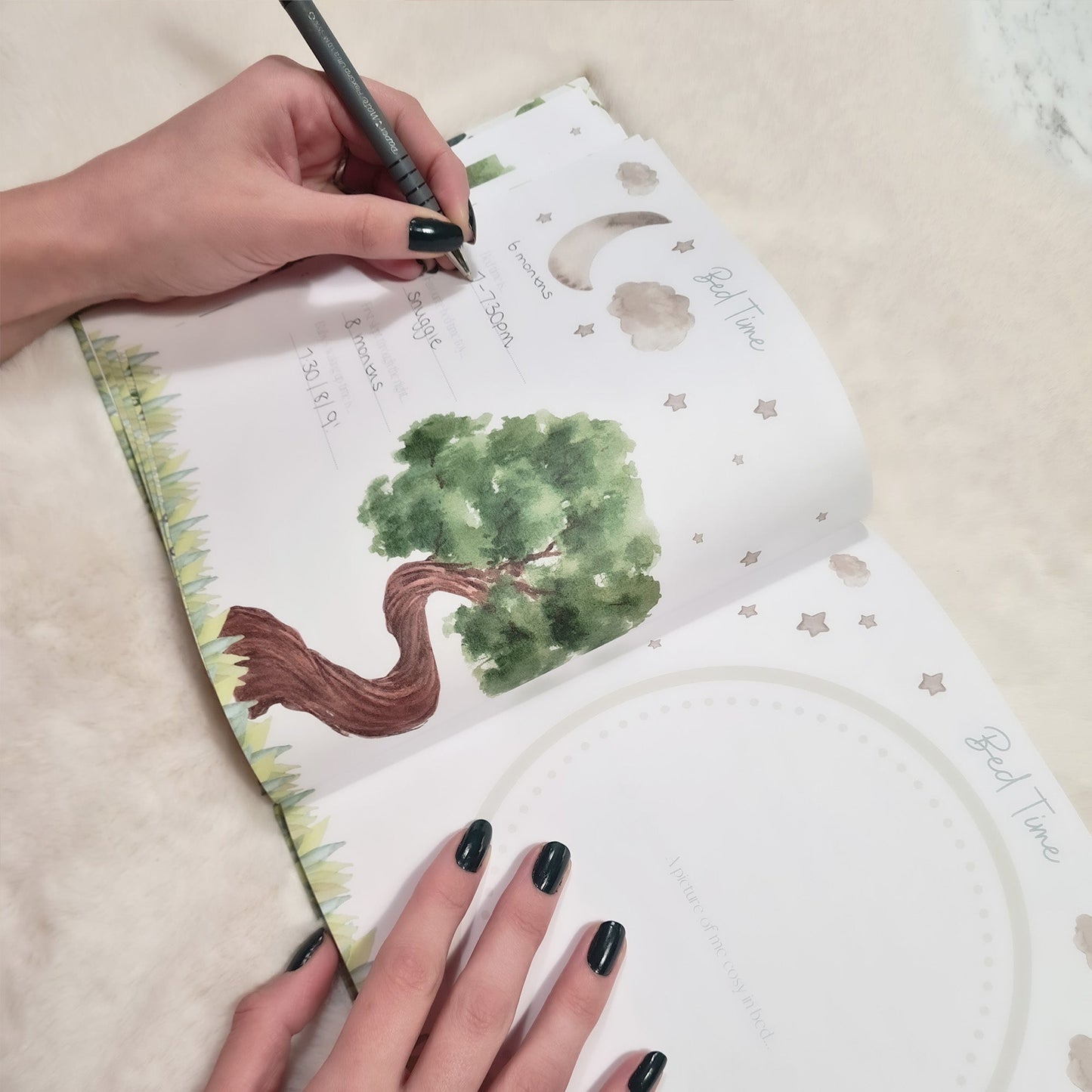 Baby Memory Book - Baby's First Year - First Year Milestones