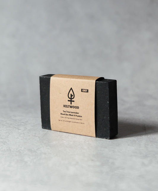 Tea Tree Lavender Dead Sea Mud & Pumice Natural Soap Bar (With Grit)