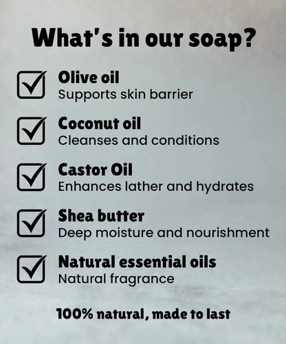 Natural Soap Bar Bundle (4 pack)
