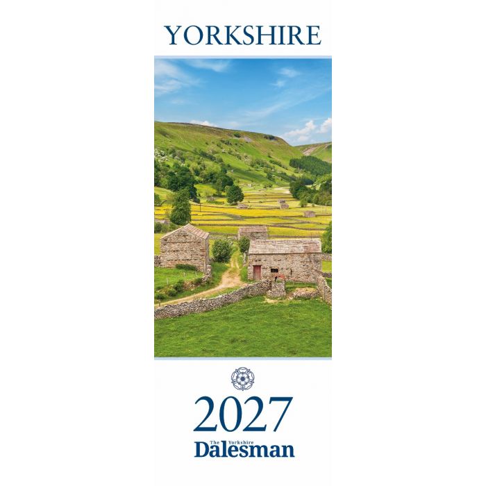 Yorkshire Slim Wall Calendar 2027