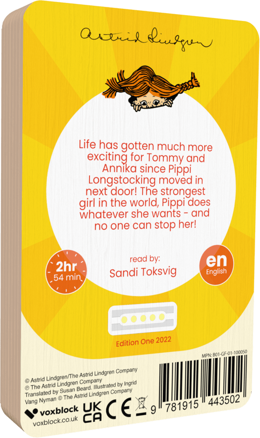 Pippi Longstocking (Audiobook)