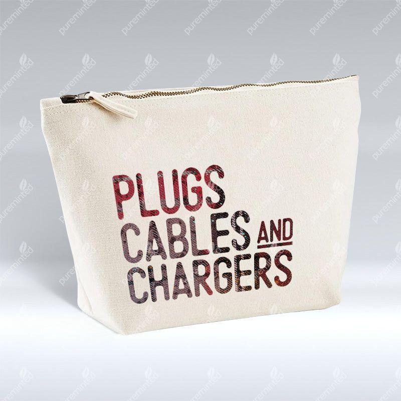 Plugs Cables And Chargers - Zip Pouch