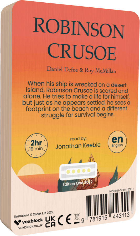 Robinson Crusoe: Retold for Younger Listeners (Audiobook)