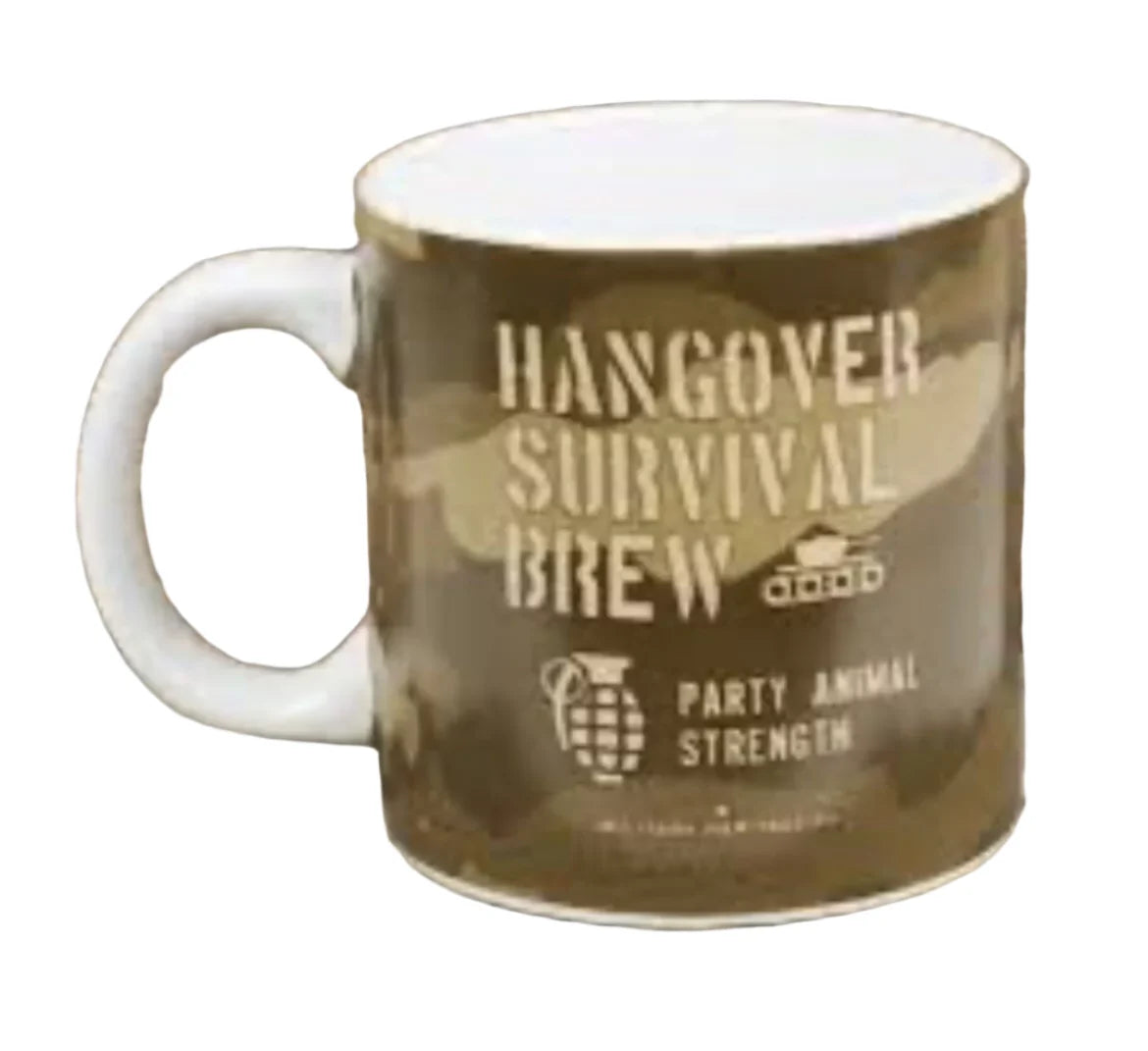 HANGOVER SURVIVAL BREW Oversized Coffee Tea Mug