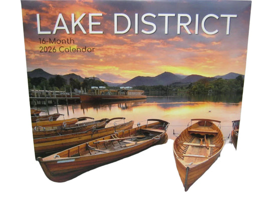 Lake District 16 Month 2026 Square Calendar