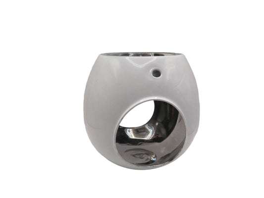 Desire Aroma White Glass Globe Wax Melt/Oil Warmer