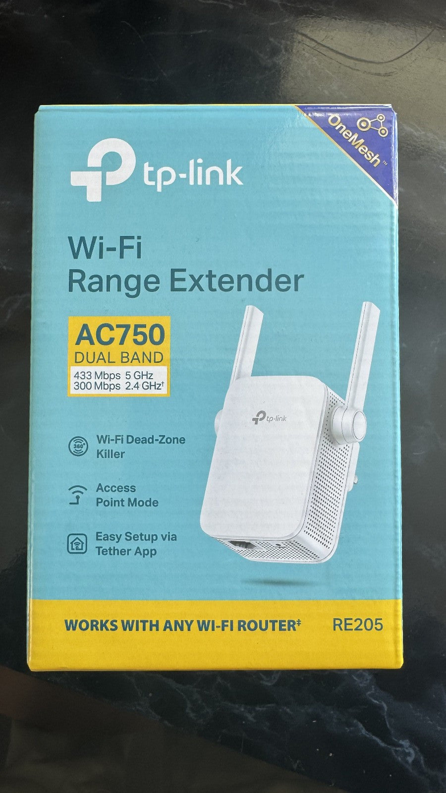 TP-Link RE205 AC750 Universal Dual Band Range Extender, Broadband/Wi-Fi Extender