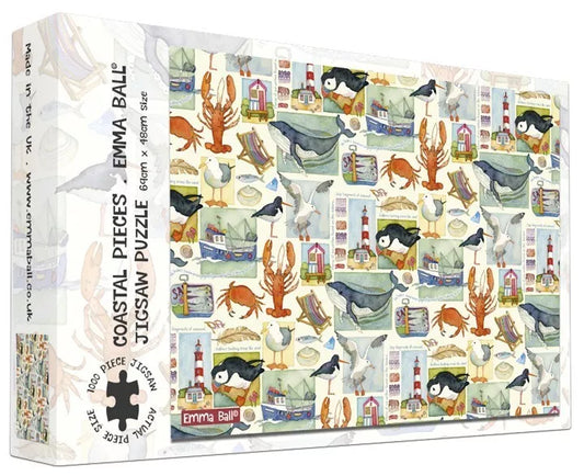 Emma Ball Coastal Pieces 1000 Piece Jigsaw Puzzle