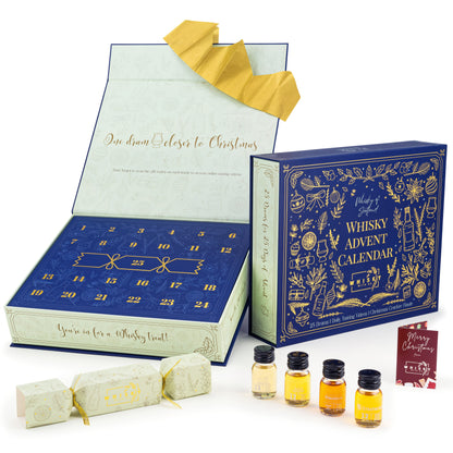25 Day Scotch Whisky Advent Calendar. Includes Christmas Cracker for Day 25 & Tasting Videos