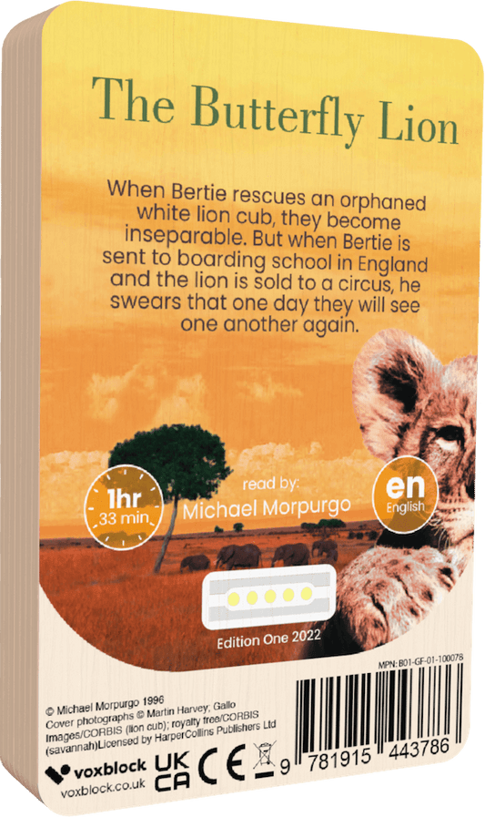 The Butterfly Lion (Audiobook)