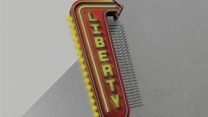 Liberty graphic on The Lakes whisky bottle
