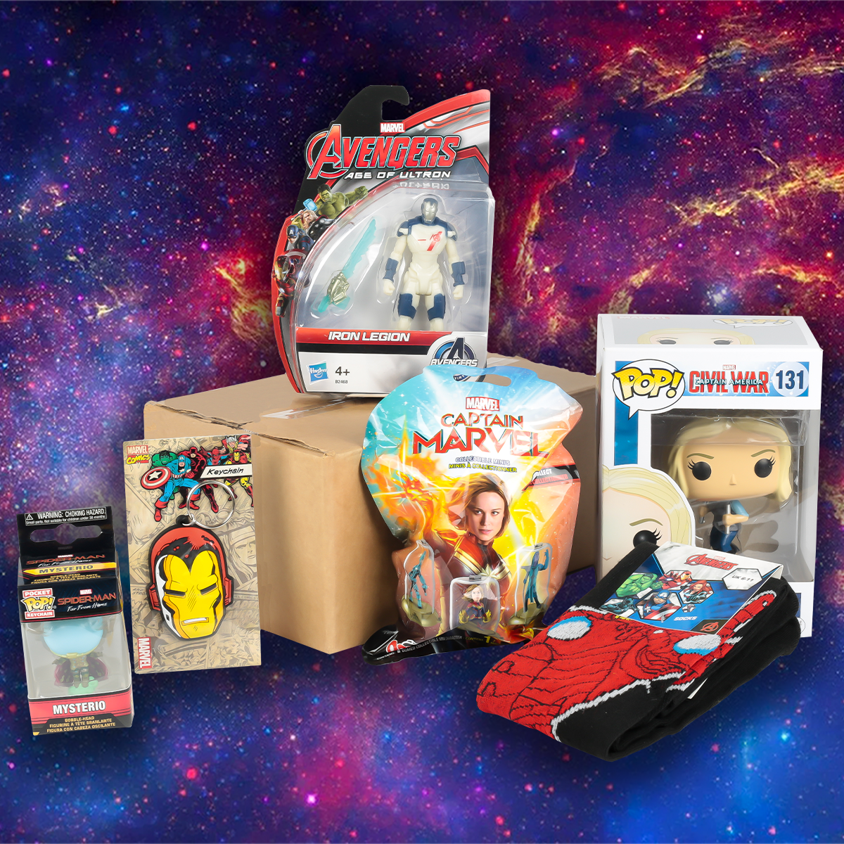 Marvel Gift Box: Figures, Artwork, Accessories & More!