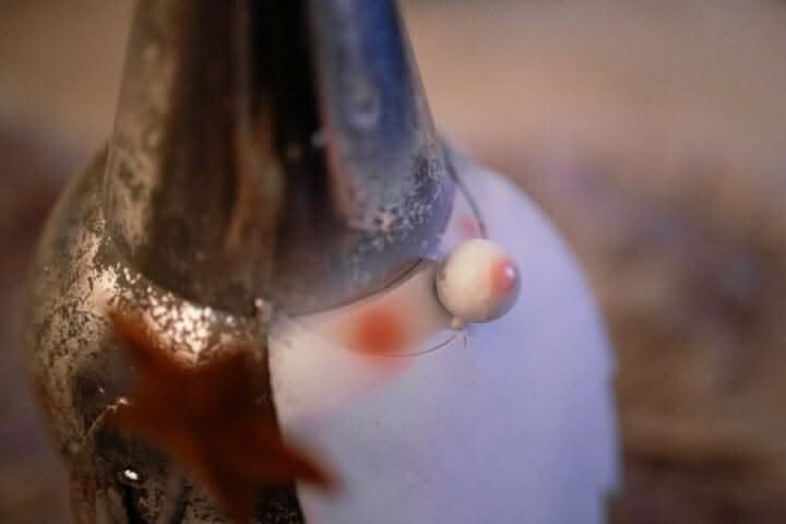 Christmas Silver Gilt Gonk Figurine