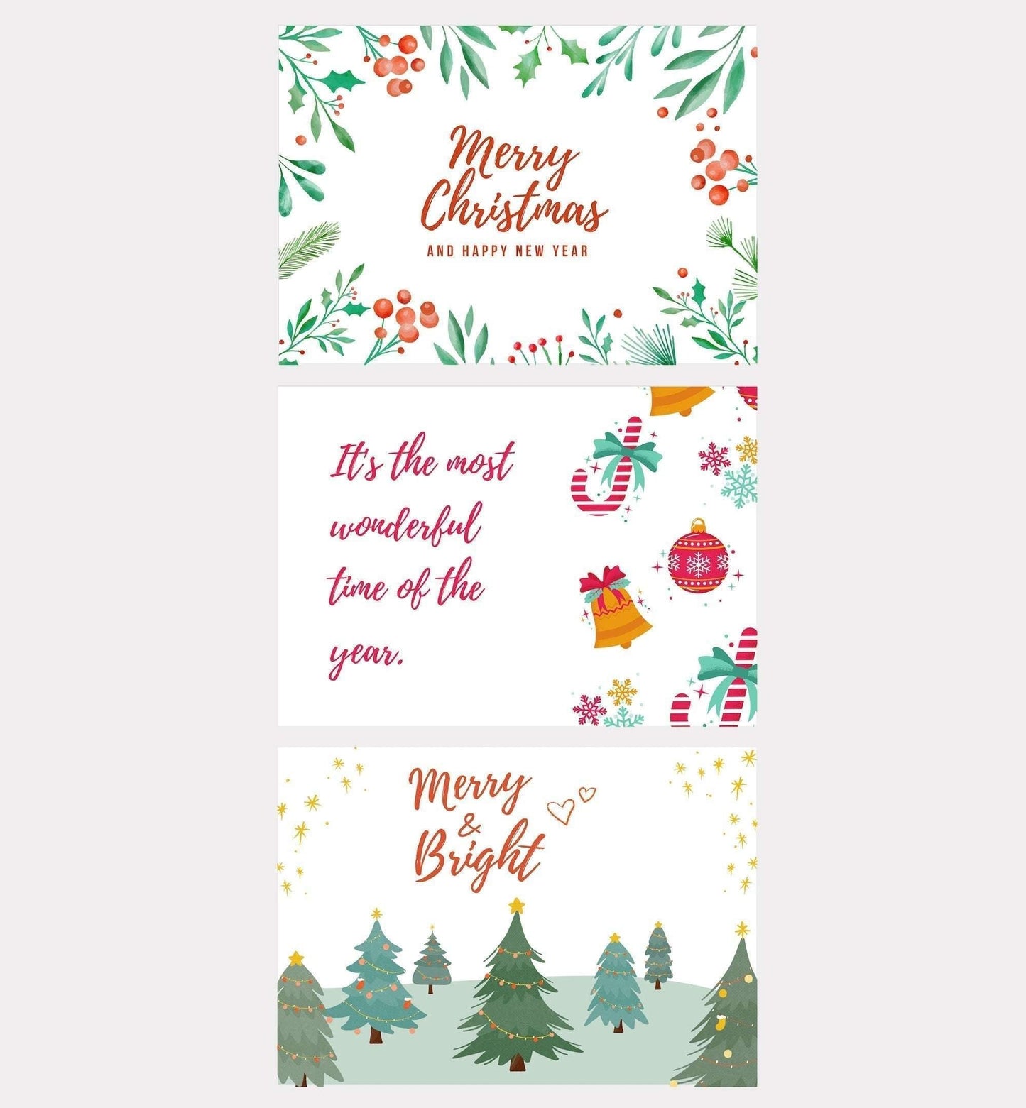 HAVE A HOLLY JOLLY CHRISTMAS - MINI LETTERBOX GIFT