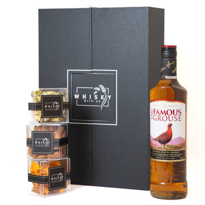 Whisky Hamper Gift Box Famous Grouse Whisky with Paired Treats