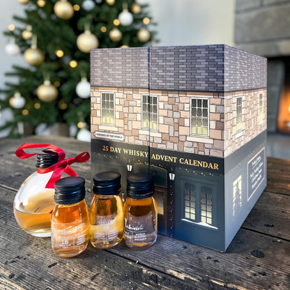 25 Day Whiskey Advent Calendar. Whisky From Round the World. Scotch | Japanese | USA | World Whisky. Glass Bauble & Online Tasting Videos