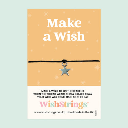 WishStrings ‘Make a Wish’ Wish Bracelet | Thoughtful Gift for Any Occasion | Meaningful Keepsake for Positivity & Dreams